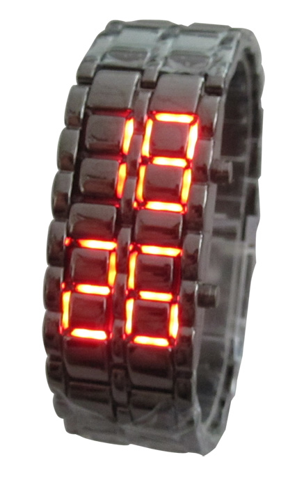 熔岩合金LED手表